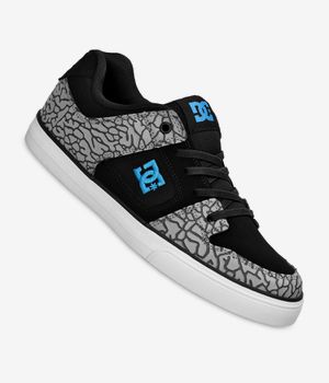 DC Pure Elastic Shoes kids (grey black blue)