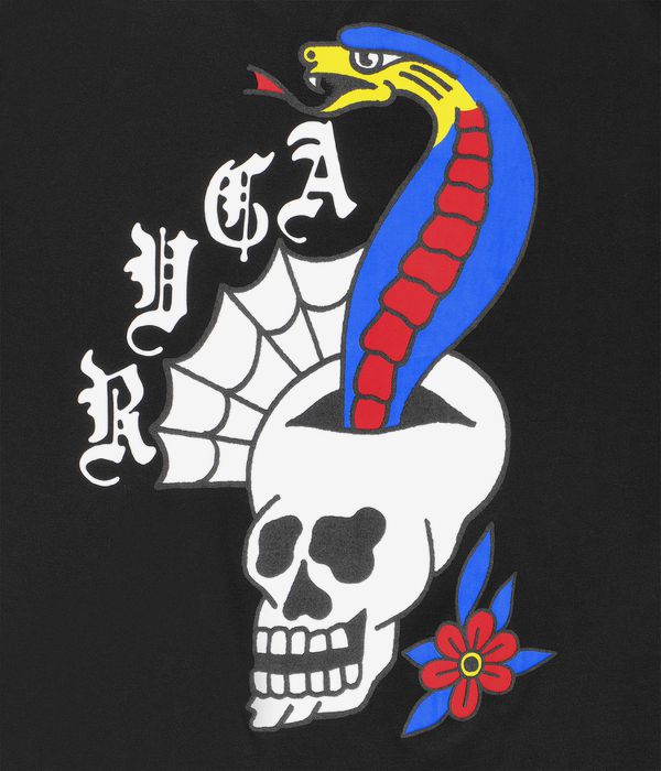 RVCA Krak Snakeskull Camiseta (black)