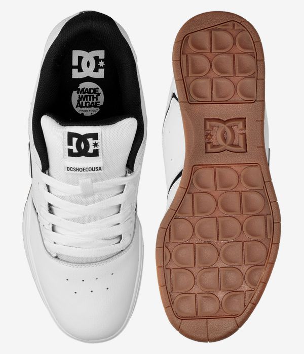DC Central Shoes (white black gum)