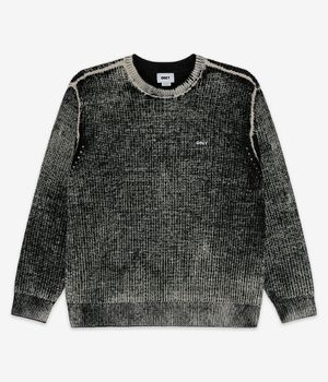 Obey Spray Effect Sweatshirt (dark black multi)