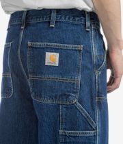 Carhartt WIP Double Knee Cotton Pant Smith Jeansy (blue stone washed)