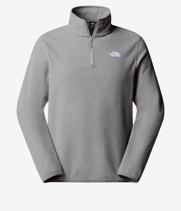 The North Face Glacier Fleece 1/4-Zip Sweatshirt (tnf mid grey heather)