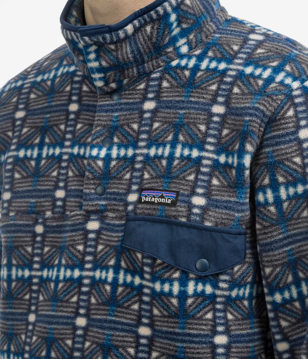 Patagonia Lightweight Synch Snap-T Giacca (snow beam dark natural)