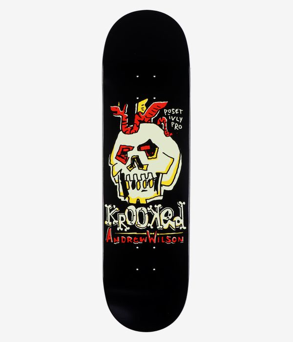 Krooked Wilson Positively Pro 8.5" Deska do deskorolki (black)