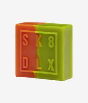 skatedeluxe Square Skatewax (green orange swirl)