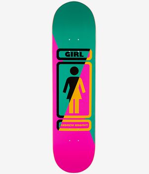 Girl Brophy 93 Til 8" Planche de skateboard (pink turquoise)