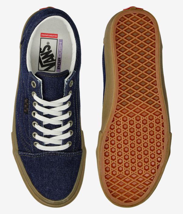 Vans Skate Old Skool Shoes (blue denim)