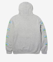 HUF x Thrasher Logo Hoodie (heather grey)