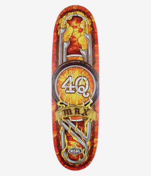 Real Schaaf 4Q Cathedral Egg 9.1" Skateboard Deck (multi)