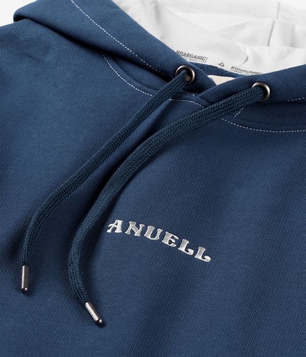 Anuell Tenor Organic sweat à capuche (navy cream contrast)
