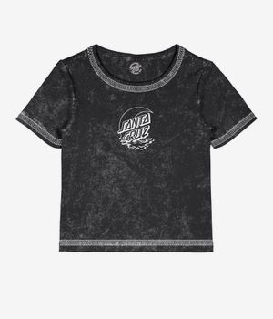 Santa Cruz Moon Dot Reflection Front T-Shirt women (black acid wash)