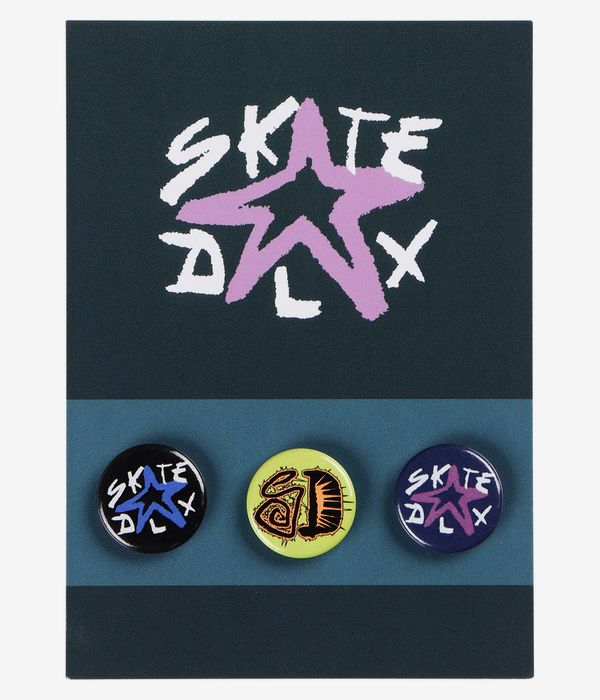 skatedeluxe Star Button 3er Pack