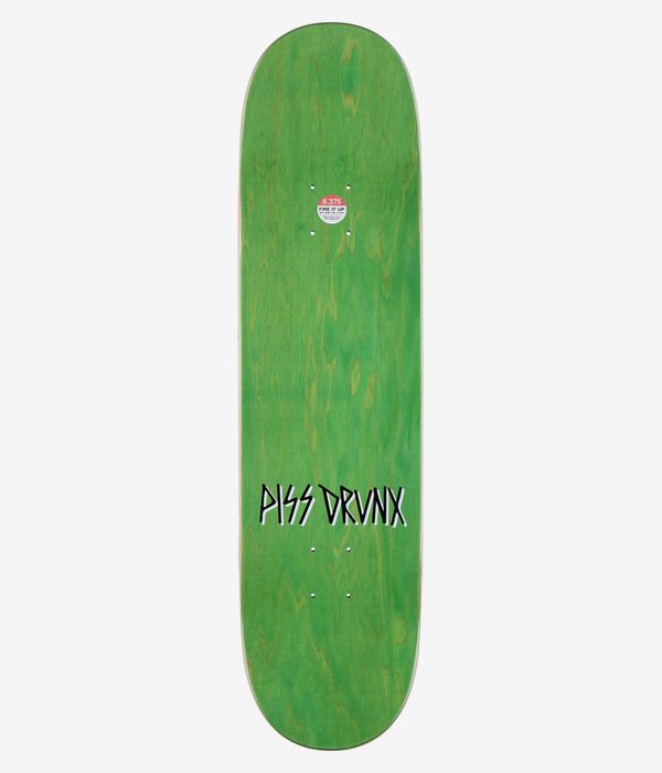 Pissdrunx OG Logo 8.375" Skateboard Deck (white)