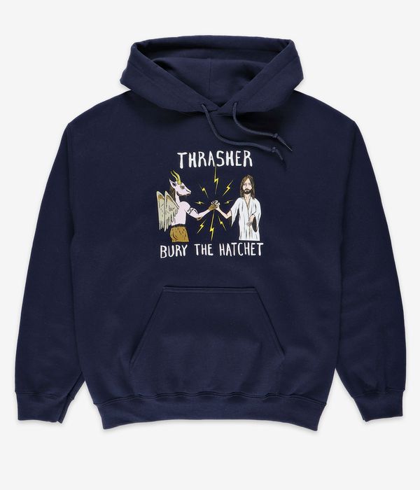 Thrasher x Toy Machine B.T.H. Hoodie (navy)