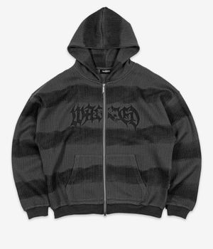 Wasted Paris Nevermind Zip-Hoodie (charcoal black)