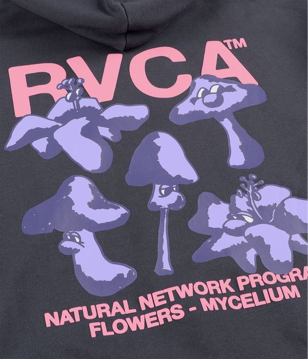 RVCA Natural Network Hoodie (garage blue)