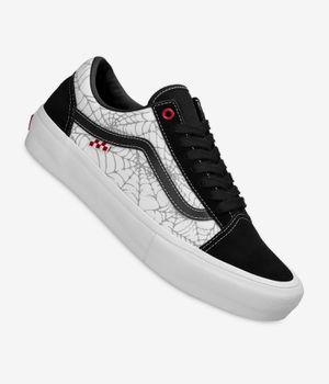 Vans Skate Old Skool Shoes (black widow black white red)