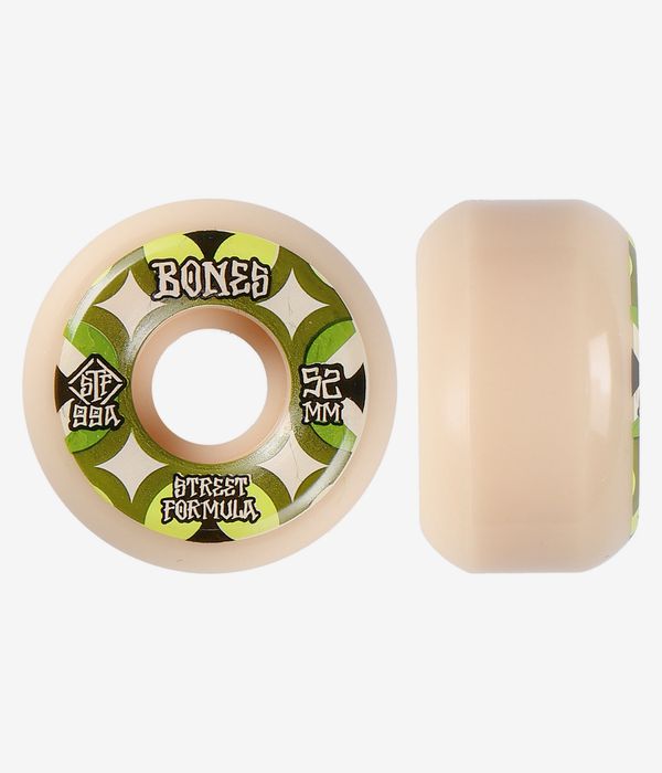 Bones STF Retros V5 Rollen (white green) 52mm 99A 4er Pack