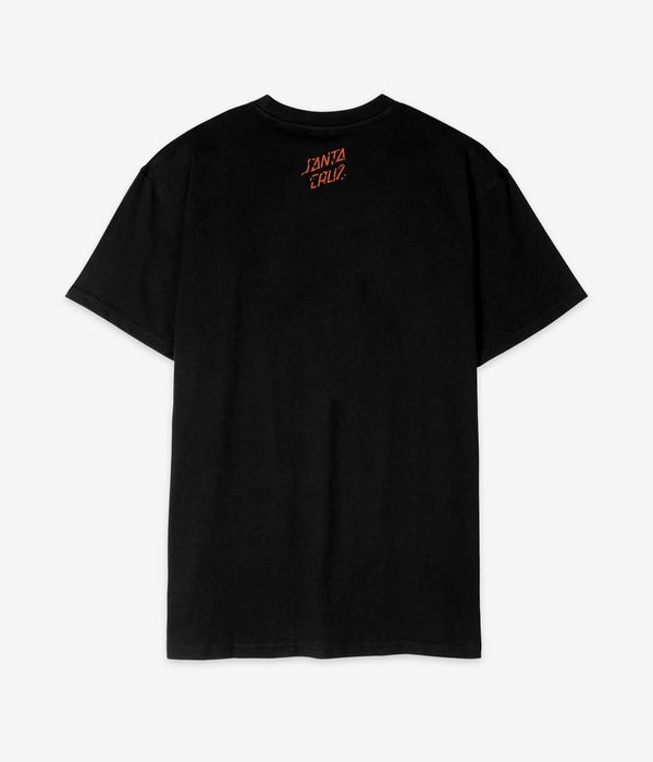 Santa Cruz Roskopp Screaming Five Front Camiseta (black)