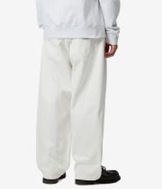 Carhartt WIP Brandon Pant Cotton Smith Vaqueros (white rinsed)