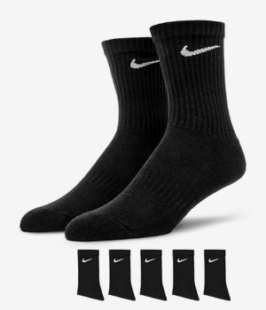 Nike SB Cushion Sokken (black) 6 Pack