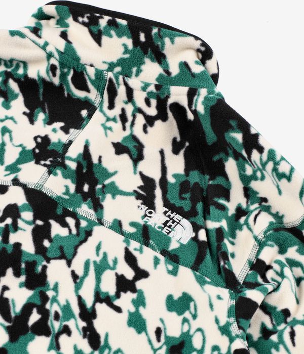 The North Face 100 Glacier Printed 1/4-Zip Bluza (meldgrey)
