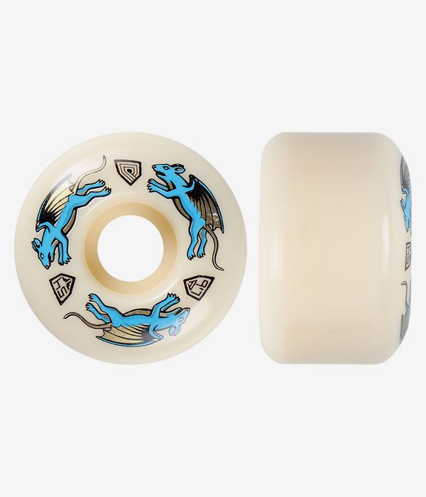 Powell-Peralta Dragons Nano Rat AV4 Asymmetrical Medium Ride Ruote (offwhite) 54 mm 97A pacco da 4