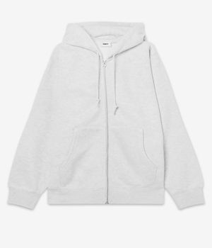 Obey Established Works Bold Zip-Sweatshirt avec capuchon (ash grey)