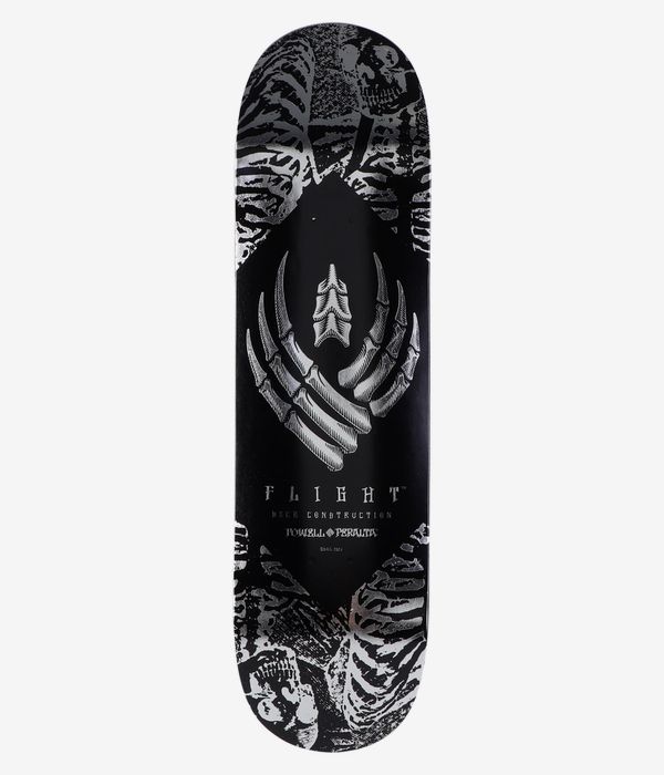 Powell-Peralta Skeleton Flight Shape 243 8.25" Tavola da skateboard (silver)