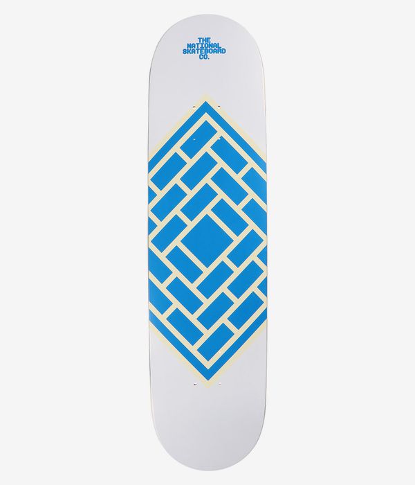 The National Classic 8" Skateboard Deck (white)