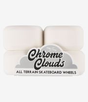 Ricta Chrome Clouds Wheels (black white) 56mm 4 Pack 92A