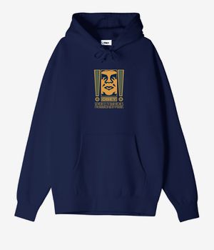 Obey Double Exclamation Hoodie (academy navy)