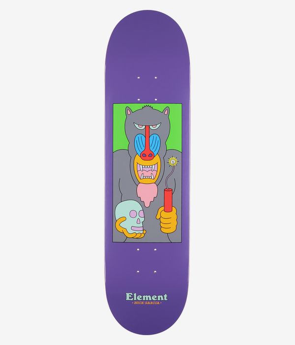 Element x Alcala Garcia 8.25" Skateboard Deck (purple)