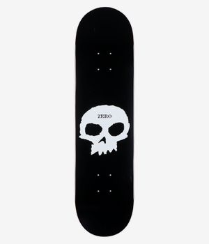 Zero Team Single Skull 8" Skateboard Deck (black)