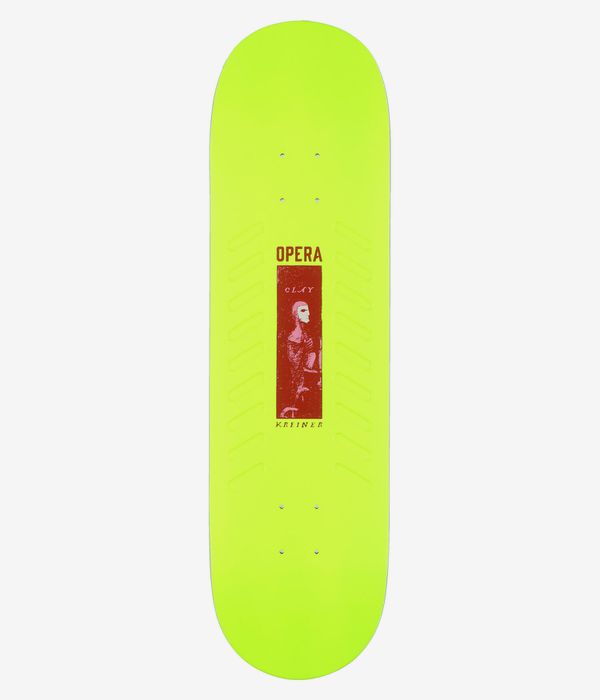 Opera Kreiner Grooves 8.5" Skateboard Deck (neon yellow)