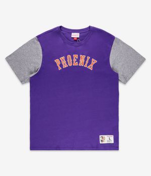 Mitchell & Ness Phoenixx Suns Color Blocked T-Shirt (purple)