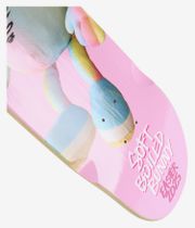 Heroin Skateboards Soft Boiled Bunny Symmetrical 9.125" Planche de skateboard (multi)