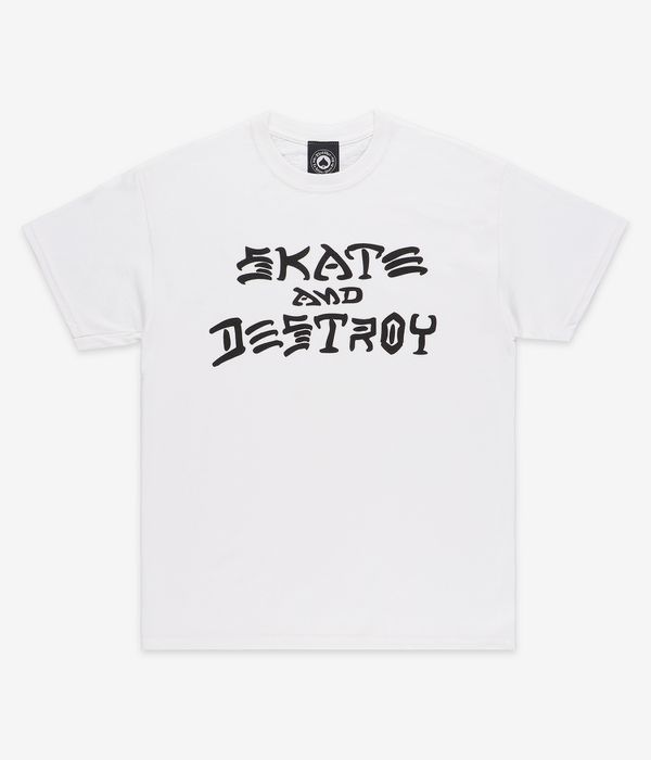 Thrasher Skate & Destroy Camiseta (white)