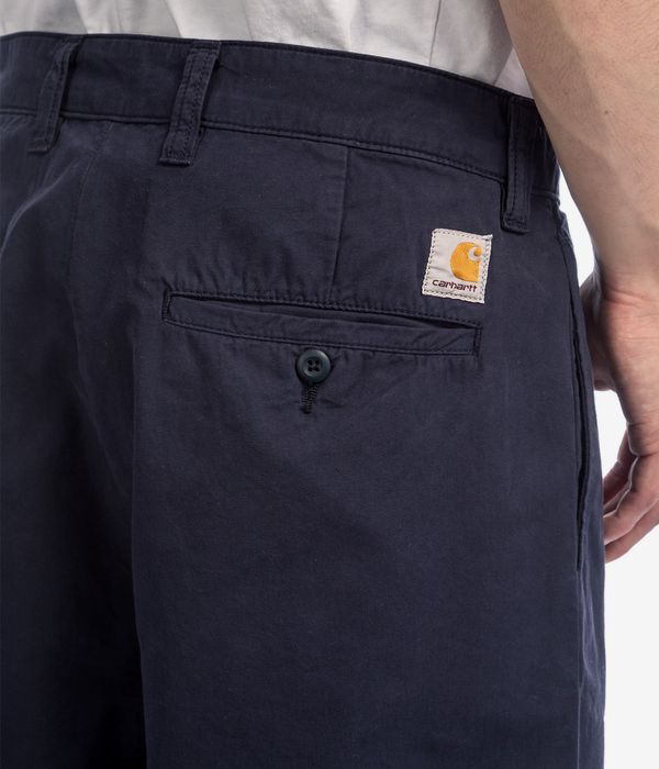 Carhartt WIP Calder Pant Dothan Poplin Pantalons (dark navy garment dyed)