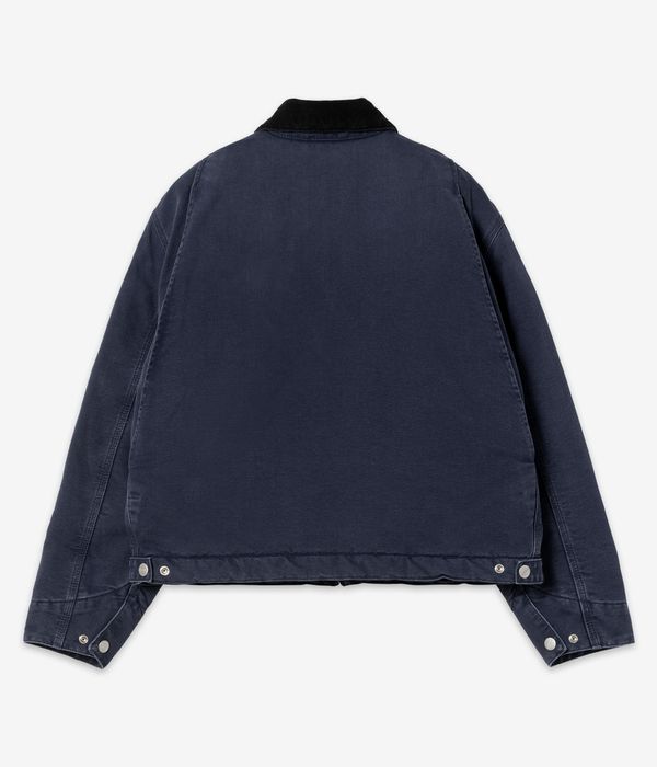Carhartt WIP W' OG Detroit Organic Dearborn Jacket women (dark navy black stone canvas)