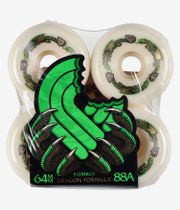 Powell-Peralta Dragons Bomber Symmetrical Extra Wide Ride Rollen (offwhite) 64 mm 88A 4er Pack