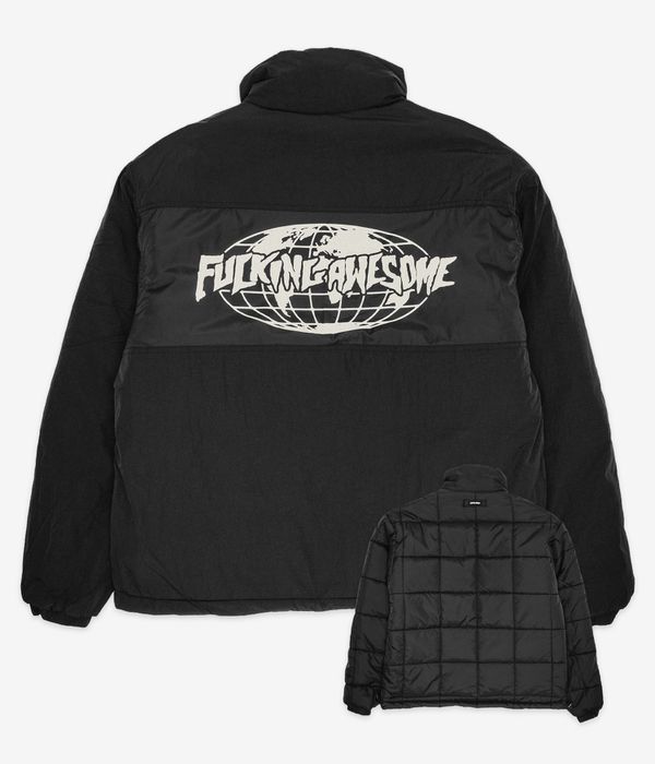 Fucking Awesome Reverse Puffer Jacke reversible (black)