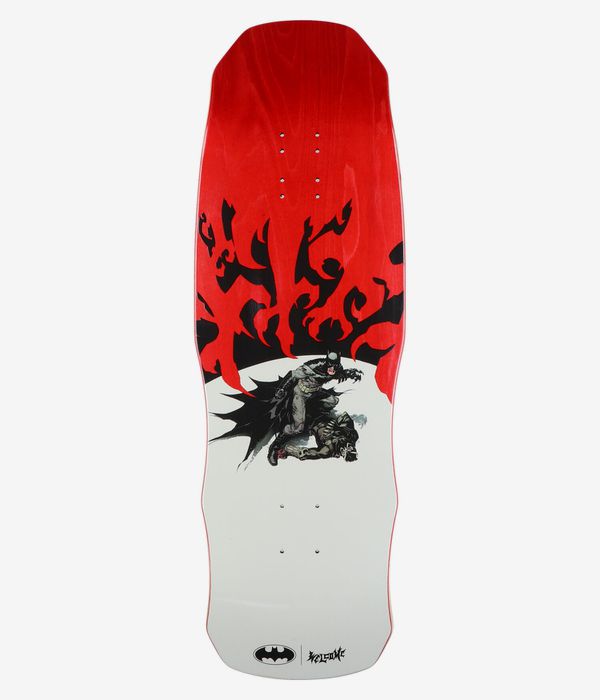 Welcome x Batman Talons 9.85" Skateboard Deck (red stain)