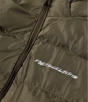 Poetic Collective Hooded Puffer Jacket (olive)
