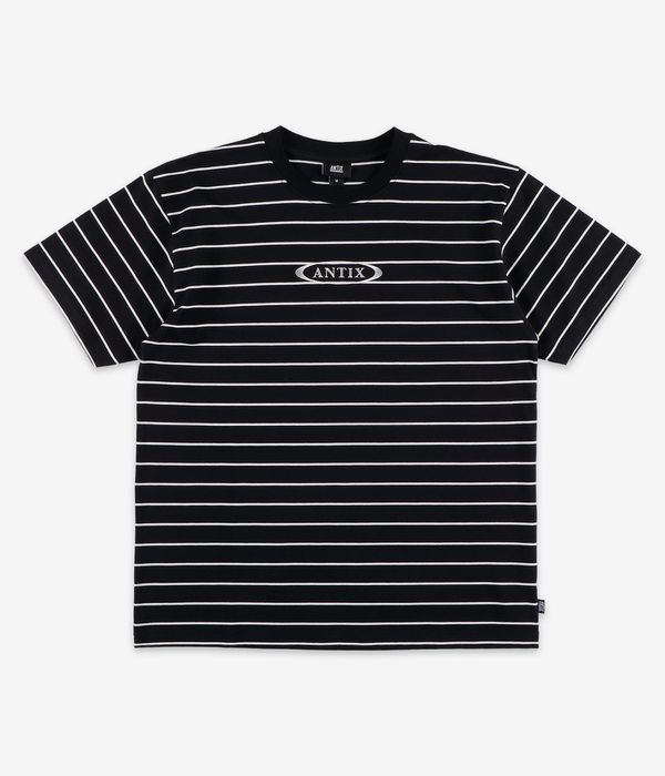 Antix Simplex Stria Organic T-Shirt (black white)