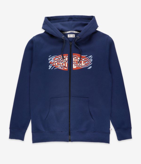 Anuell Slickum Organic Felpa Hoodie con zip (navy)