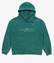 Wasted Paris Chill Stipple Hoodie (faded pine green)