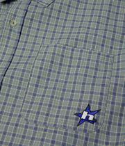 HUF Star Plaid Shirt (marine)