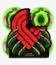 Powell-Peralta Dragons V4 Wide Roues (green) 54mm 93A 4 Pack