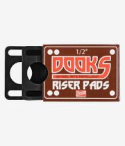 Shortys Dooks 1/2" Riser Pads (black) pacco da 2